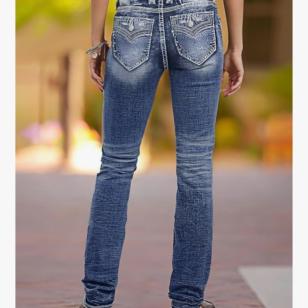 Flamingals Women's Blue Jeans
